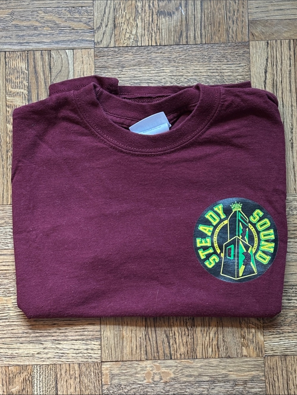 Steady Sound System Kids' Maroon Graphic Concert Tee